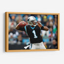 Lanzamiento Cam Newton | Cuadro decorativo de Canvas Lab