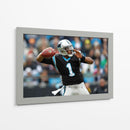 Lanzamiento Cam Newton | Cuadro decorativo de Canvas Lab