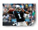 Lanzamiento Cam Newton | Cuadro decorativo de Canvas Lab