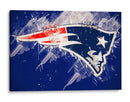 Logo en hielo Patriots | Cuadro decorativo de Canvas Lab
