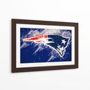 Logo en hielo Patriots | Cuadro decorativo de Canvas Lab