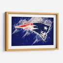 Logo en hielo Patriots | Cuadro decorativo de Canvas Lab