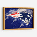 Logo en hielo Patriots | Cuadro decorativo de Canvas Lab