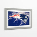 Logo en hielo Patriots | Cuadro decorativo de Canvas Lab