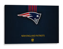 Logo New England Patriots on blue | Cuadro decorativo de Canvas Lab