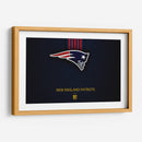 Logo New England Patriots on blue | Cuadro decorativo de Canvas Lab