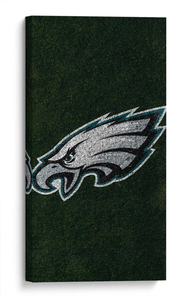Logo Philadelphia Eagles en el campo | Cuadro decorativo de Canvas Lab