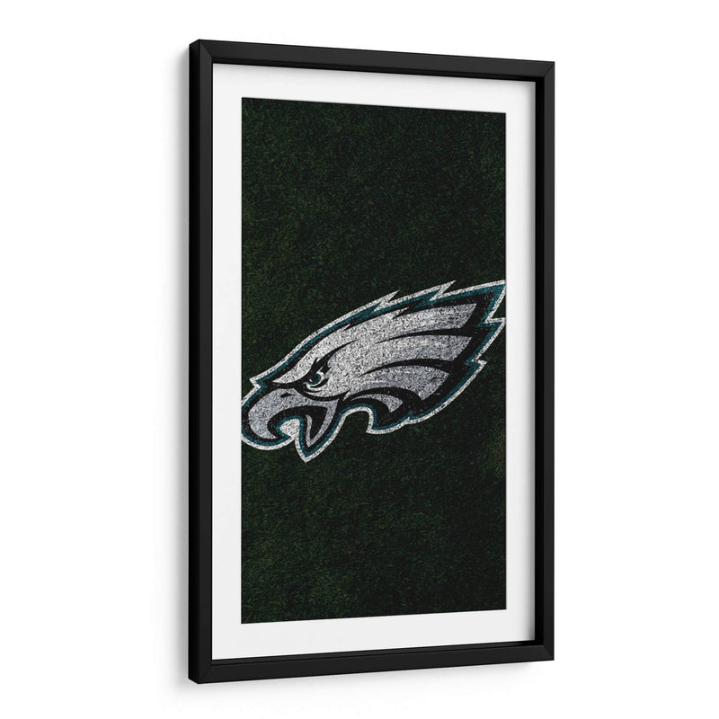 Logo Philadelphia Eagles en el campo | Cuadro decorativo de Canvas Lab