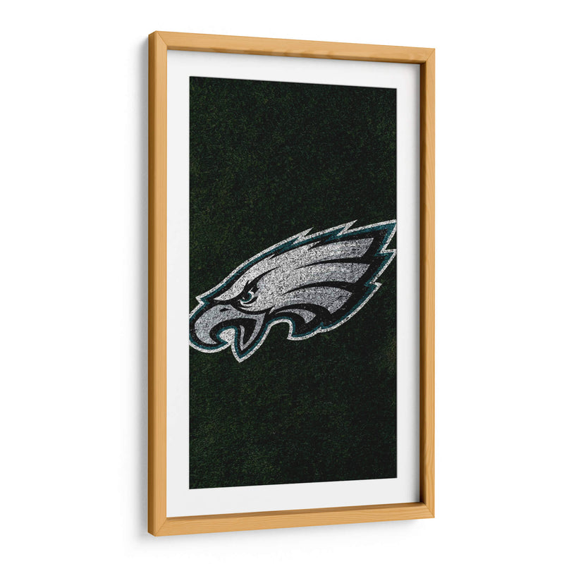 Logo Philadelphia Eagles en el campo | Cuadro decorativo de Canvas Lab