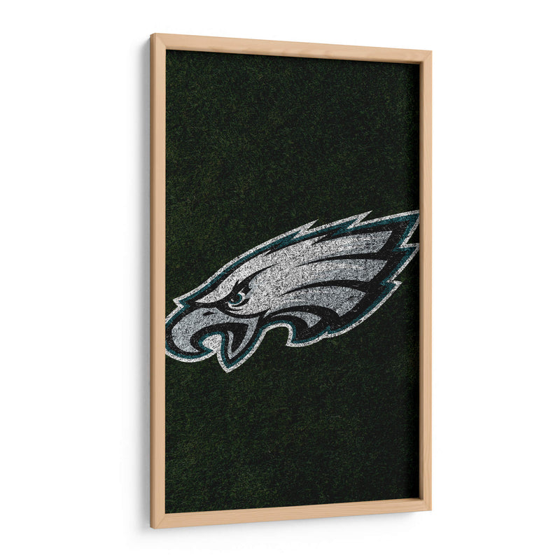 Logo Philadelphia Eagles en el campo | Cuadro decorativo de Canvas Lab