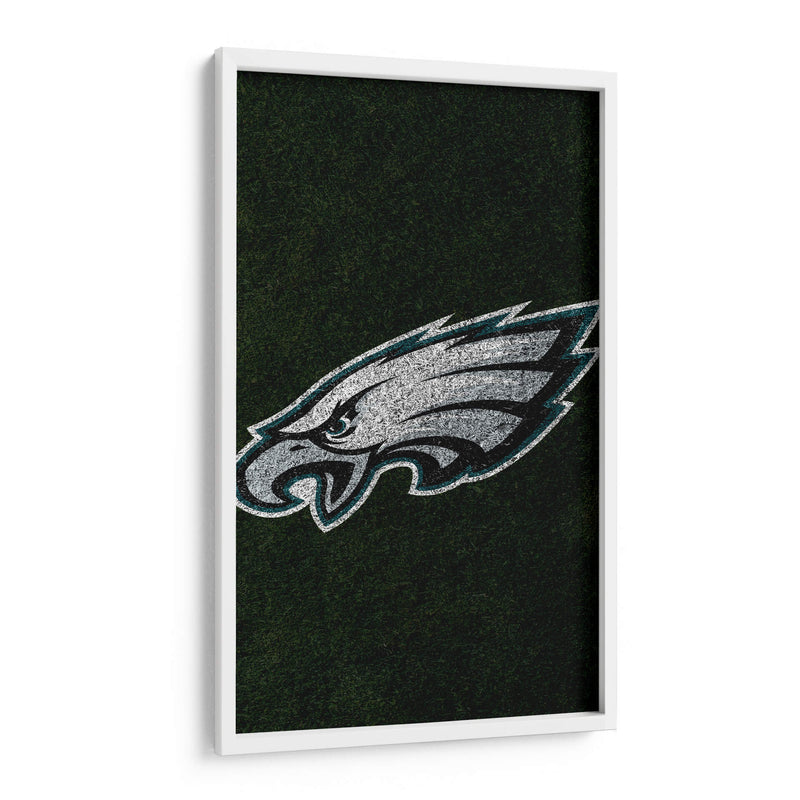 Logo Philadelphia Eagles en el campo | Cuadro decorativo de Canvas Lab