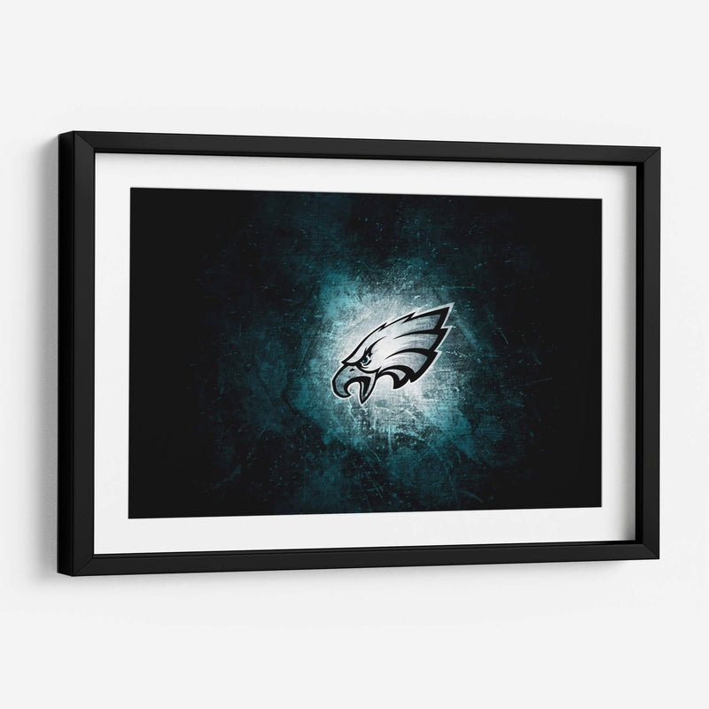 Logo Philadelphia Eagles en hielo | Cuadro decorativo de Canvas Lab
