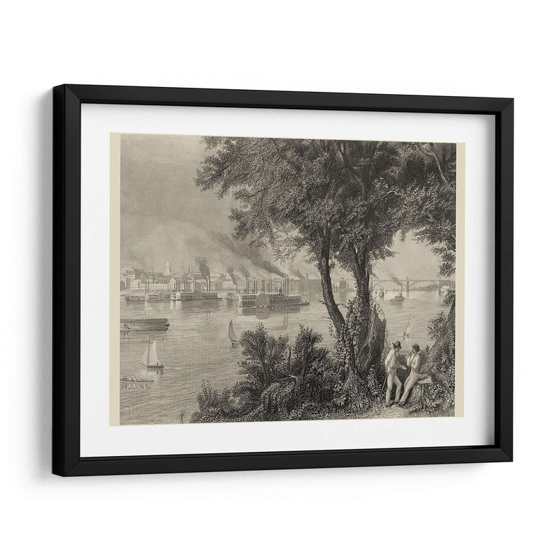 Vistas Panorámicas De La Ciudad Iv - W. Wellstood | Cuadro decorativo de Canvas Lab