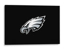 Logo Philadelphia Eagles en negro | Cuadro decorativo de Canvas Lab