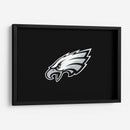 Logo Philadelphia Eagles en negro | Cuadro decorativo de Canvas Lab