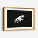 Logo Philadelphia Eagles en negro | Cuadro decorativo de Canvas Lab