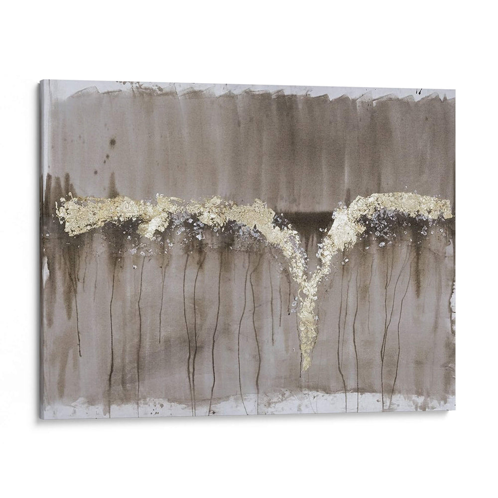 Champagne Y Gold Falls - Jennifer Goldberger | Cuadro decorativo de Canvas Lab