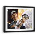 Manning y el trofeo | Cuadro decorativo de Canvas Lab