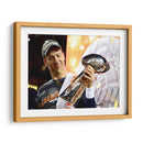 Manning y el trofeo | Cuadro decorativo de Canvas Lab