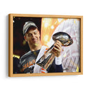 Manning y el trofeo | Cuadro decorativo de Canvas Lab