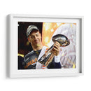 Manning y el trofeo | Cuadro decorativo de Canvas Lab