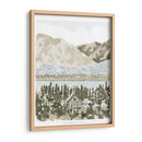 Acuarela Retiro De Montaña I - A.C. Warren | Cuadro decorativo de Canvas Lab