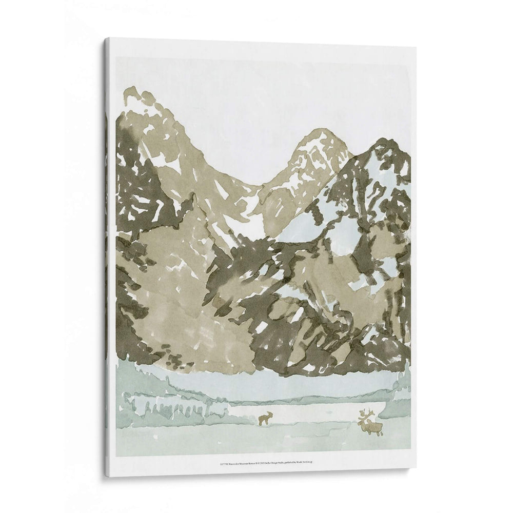 Acuarela Retiro De Montaña Ii - A.C. Warren | Cuadro decorativo de Canvas Lab