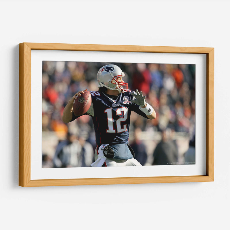Ofensiva Tom Brady | Cuadro decorativo de Canvas Lab