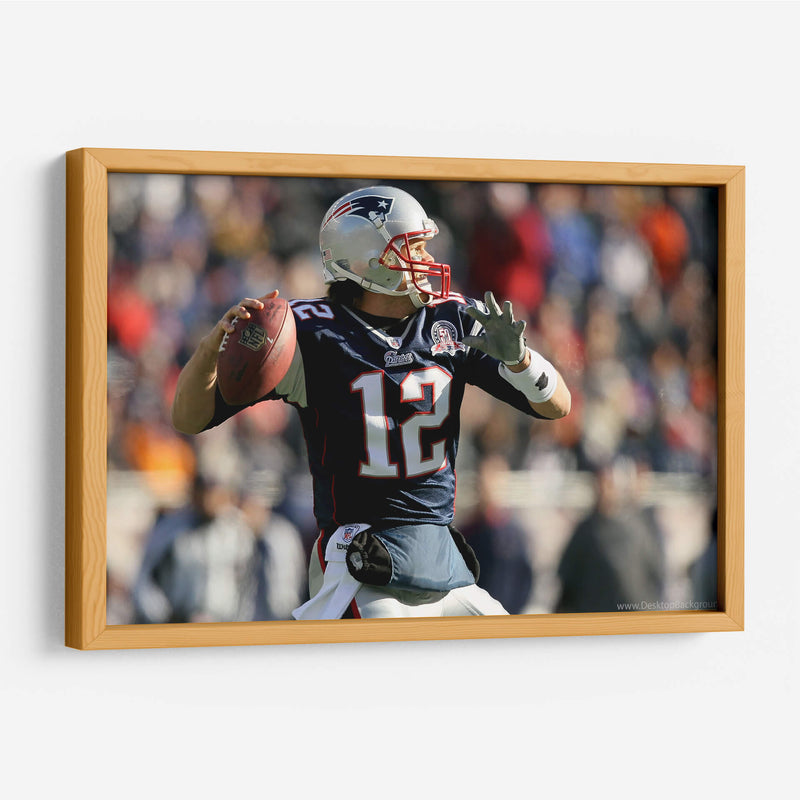 Ofensiva Tom Brady | Cuadro decorativo de Canvas Lab
