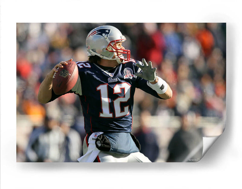 Ofensiva Tom Brady | Cuadro decorativo de Canvas Lab