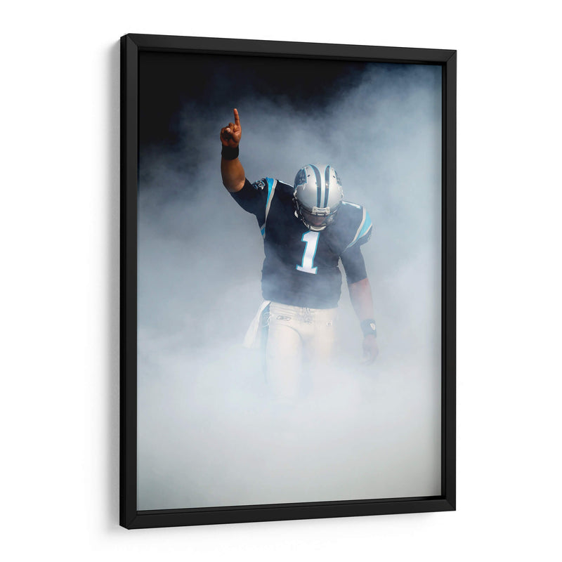 One Time Cam Newton | Cuadro decorativo de Canvas Lab