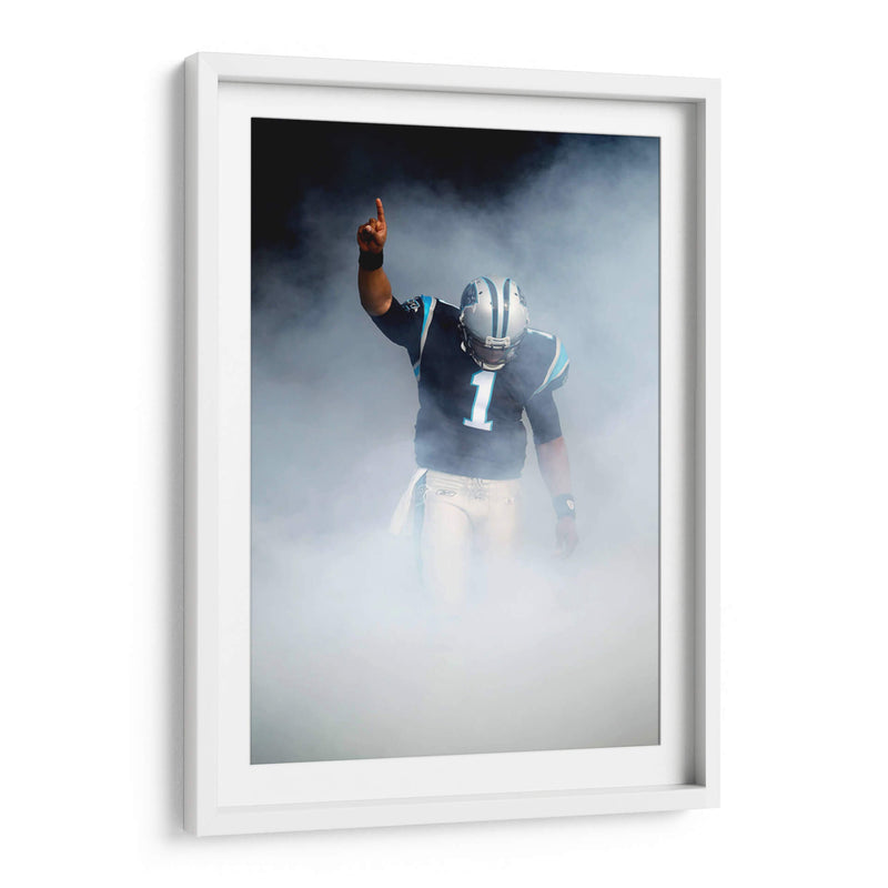 One Time Cam Newton | Cuadro decorativo de Canvas Lab