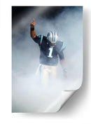One Time Cam Newton | Cuadro decorativo de Canvas Lab