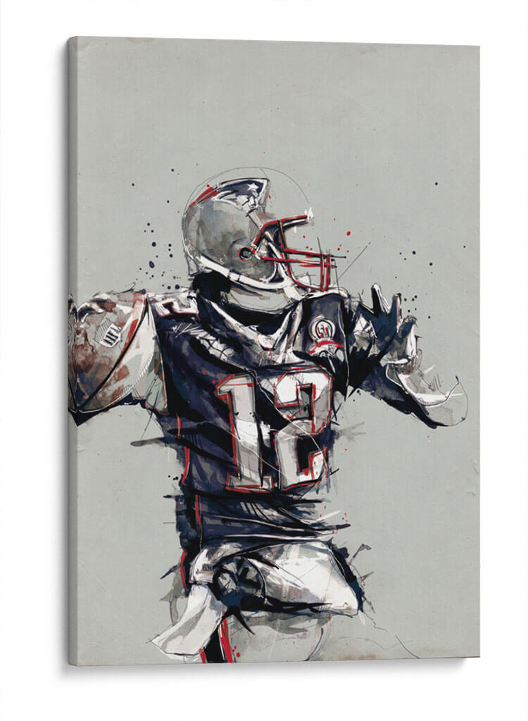Player Tom Brady 12 | Cuadro decorativo de Canvas Lab
