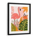 Jungle Flamingo Ii - June Erica Vess | Cuadro decorativo de Canvas Lab