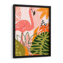 Jungle Flamingo Ii - June Erica Vess | Cuadro decorativo de Canvas Lab
