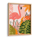Jungle Flamingo Ii - June Erica Vess | Cuadro decorativo de Canvas Lab