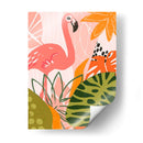 Jungle Flamingo Ii - June Erica Vess | Cuadro decorativo de Canvas Lab