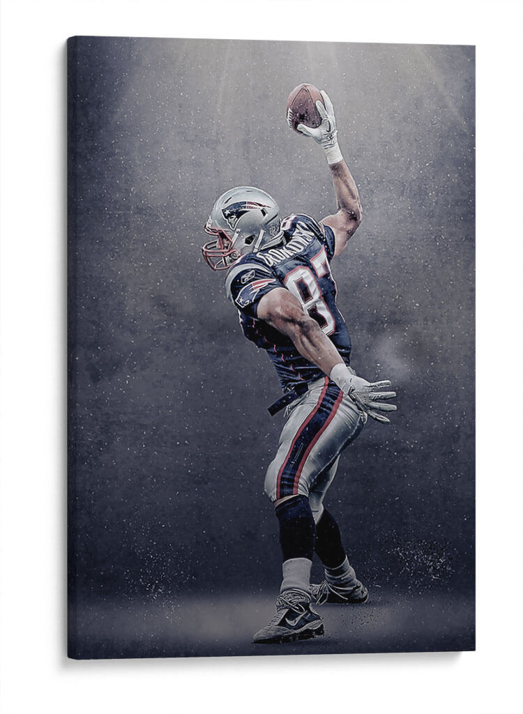 Rob Gronkowski | Cuadro decorativo de Canvas Lab
