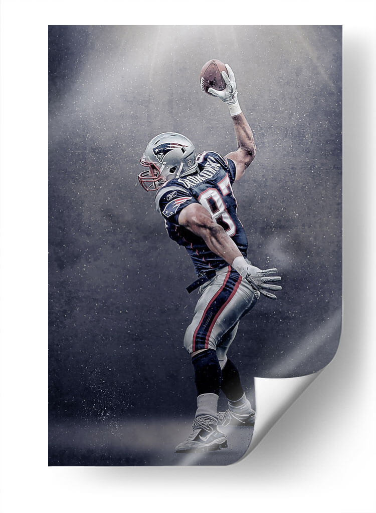 Rob Gronkowski | Cuadro decorativo de Canvas Lab