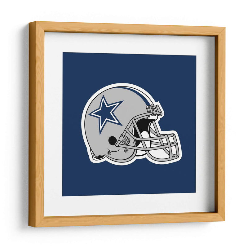 Sticker casco cowboys | Cuadro decorativo de Canvas Lab