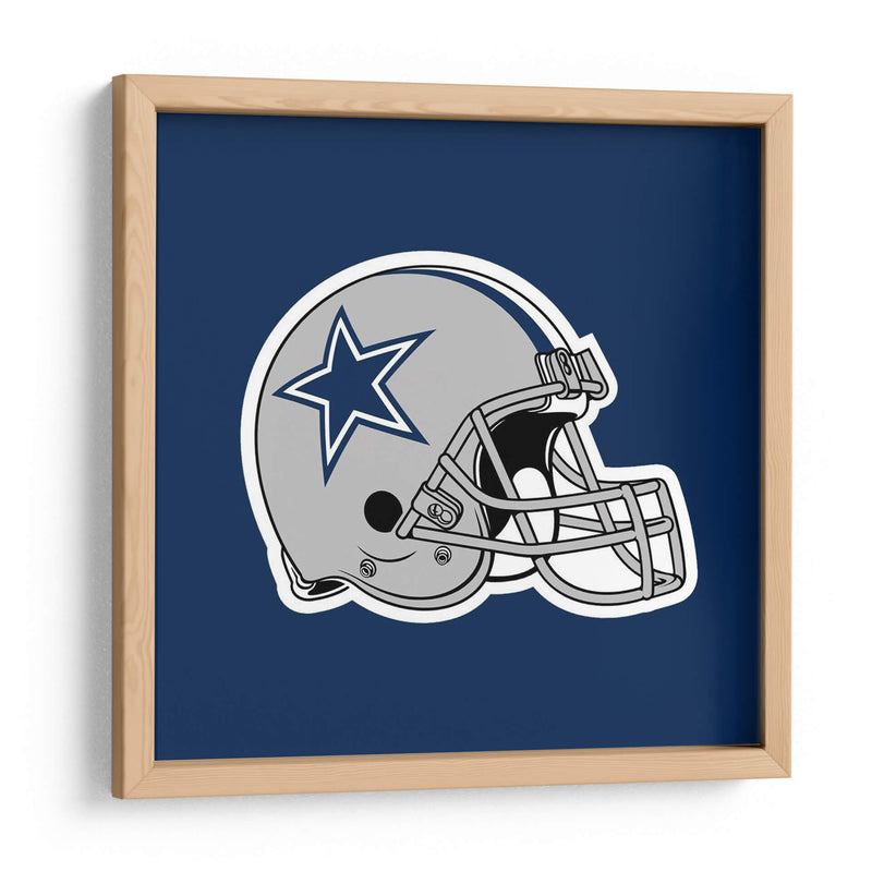 Sticker casco cowboys | Cuadro decorativo de Canvas Lab