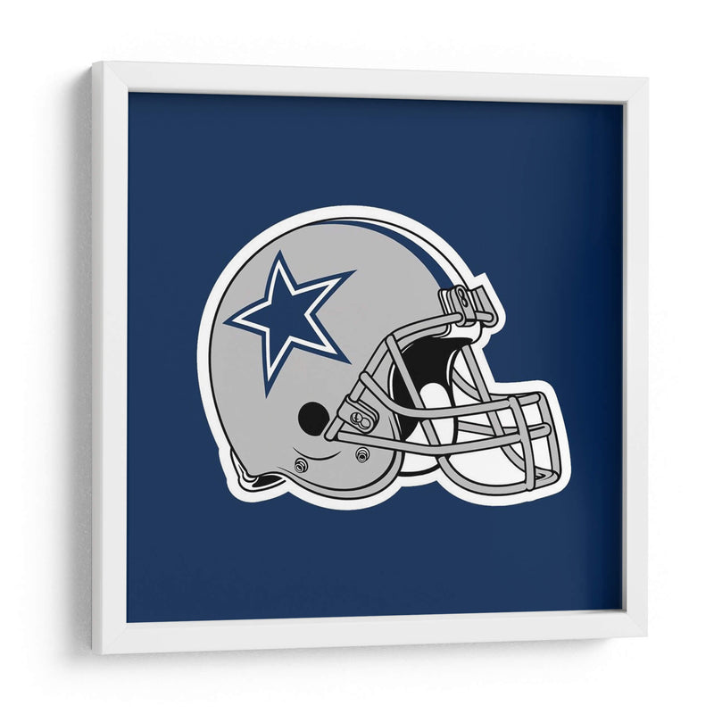 Sticker casco cowboys | Cuadro decorativo de Canvas Lab