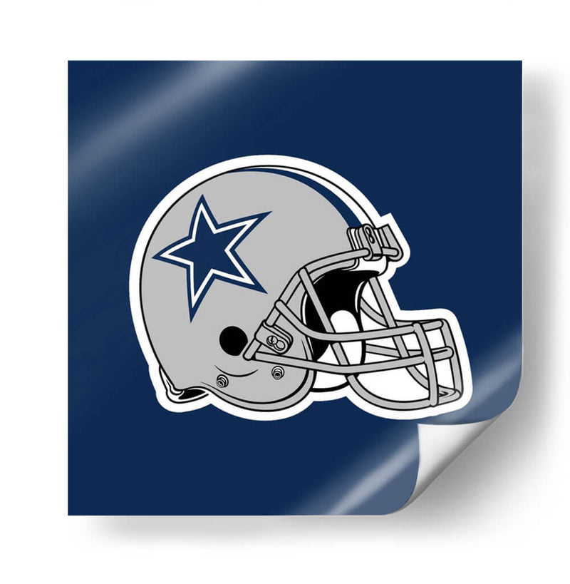 Sticker casco cowboys | Cuadro decorativo de Canvas Lab