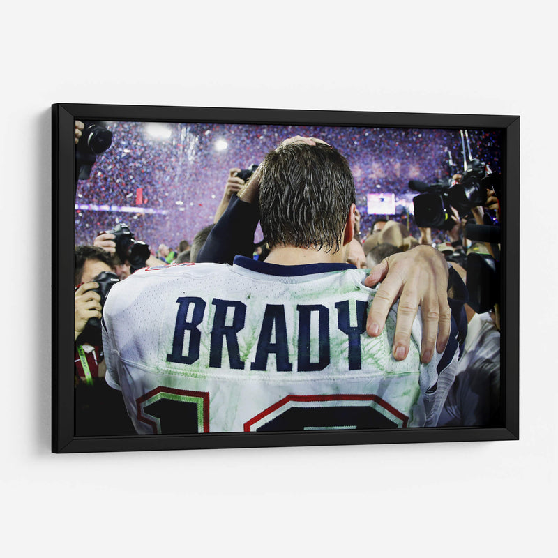 Super Bowl Champ Tom Brady | Cuadro decorativo de Canvas Lab