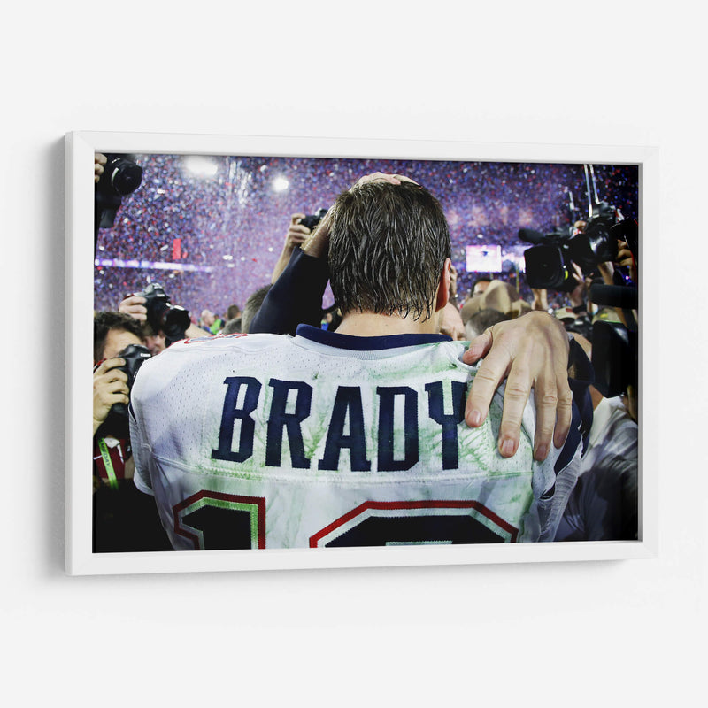 Super Bowl Champ Tom Brady | Cuadro decorativo de Canvas Lab