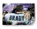 Super Bowl Champ Tom Brady | Cuadro decorativo de Canvas Lab
