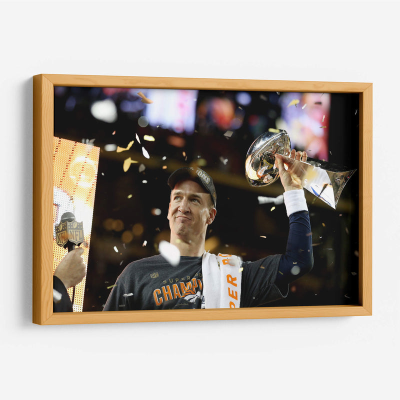 Superbowl Champs Manning | Cuadro decorativo de Canvas Lab