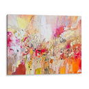 Rojo, Blanco Y Oro I - Jennifer Gardner | Cuadro decorativo de Canvas Lab