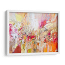 Rojo, Blanco Y Oro I - Jennifer Gardner | Cuadro decorativo de Canvas Lab